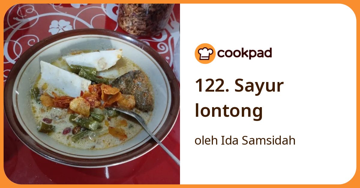 122. Sayur lontong