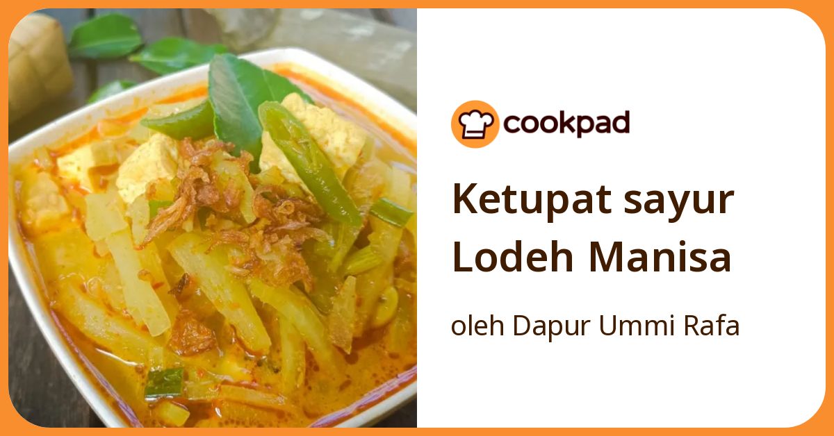 Ketupat sayur Lodeh Manisa