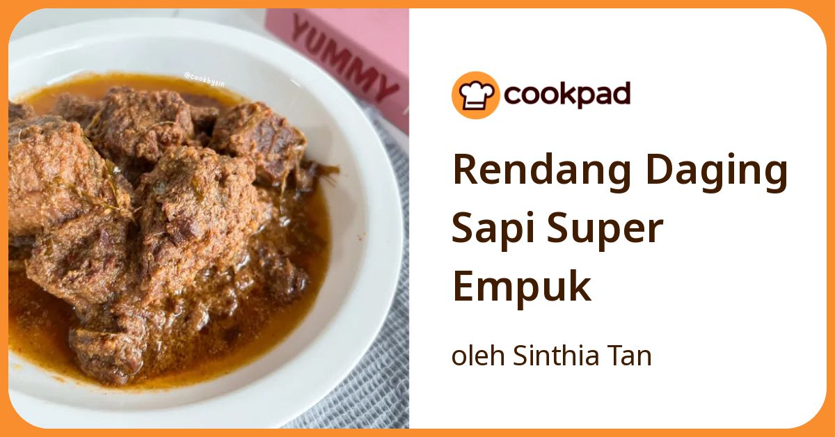 Rendang Daging Sapi Super Empuk