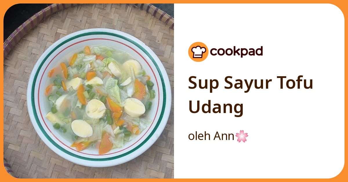 Sup Sayur Tofu Udang