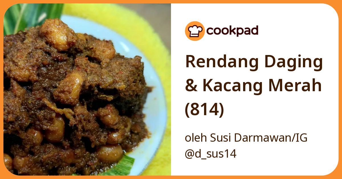 Rendang Daging & Kacang Merah (814)