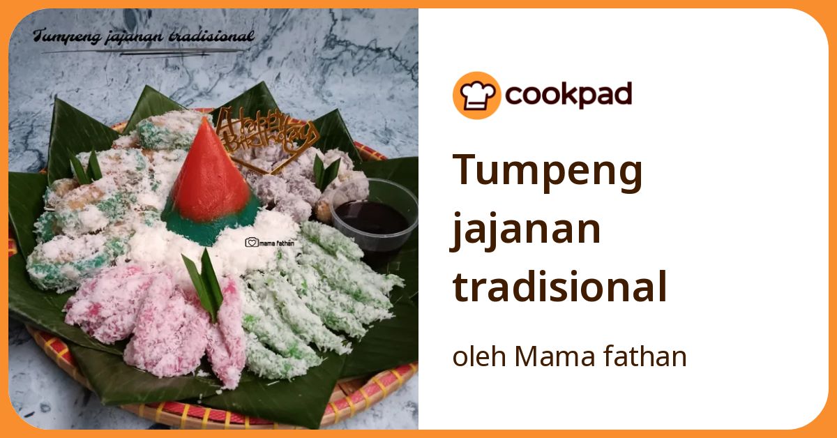 Tumpeng jajanan tradisional