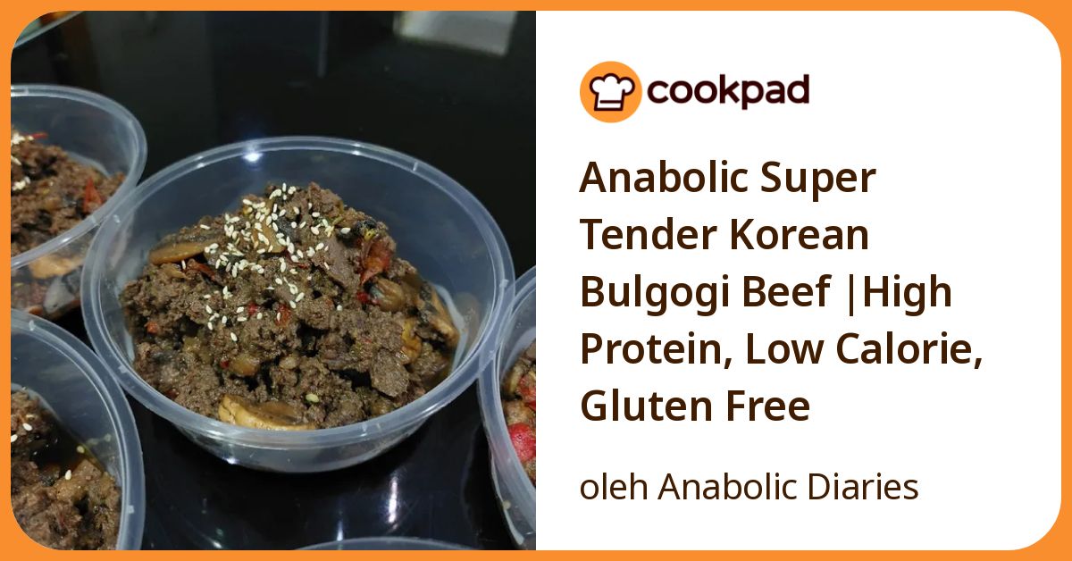 Anabolic Super Tender Korean Bulgogi Beef |High Protein, Low Calorie, Gluten Free