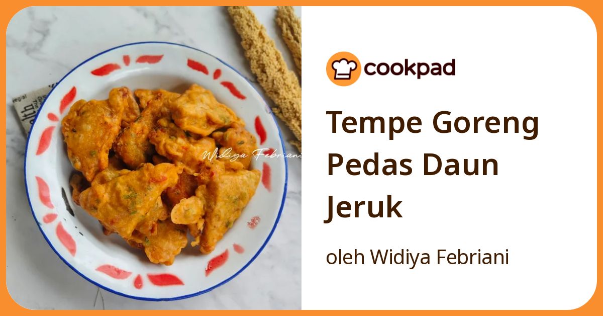 Tempe Goreng Pedas Daun Jeruk