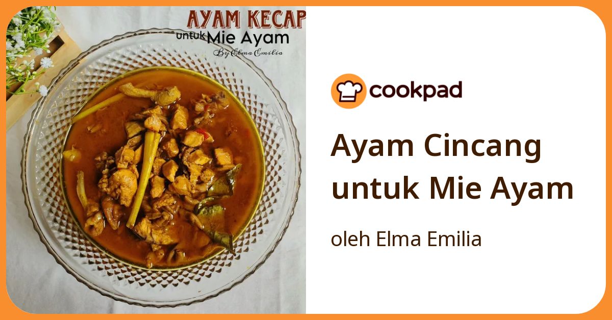 Ayam Cincang untuk Mie Ayam