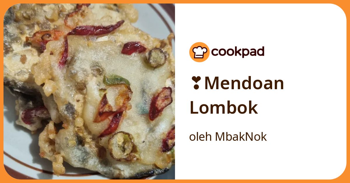 ❣️Mendoan Lombok