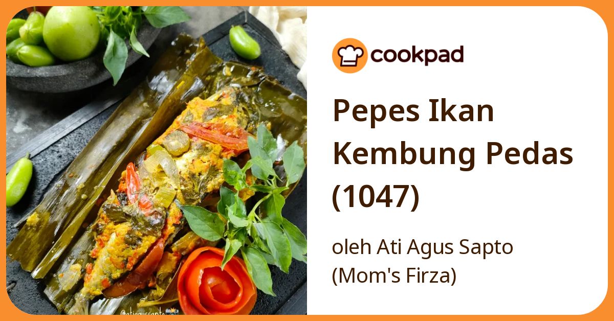 Pepes Ikan Kembung Pedas (1047)