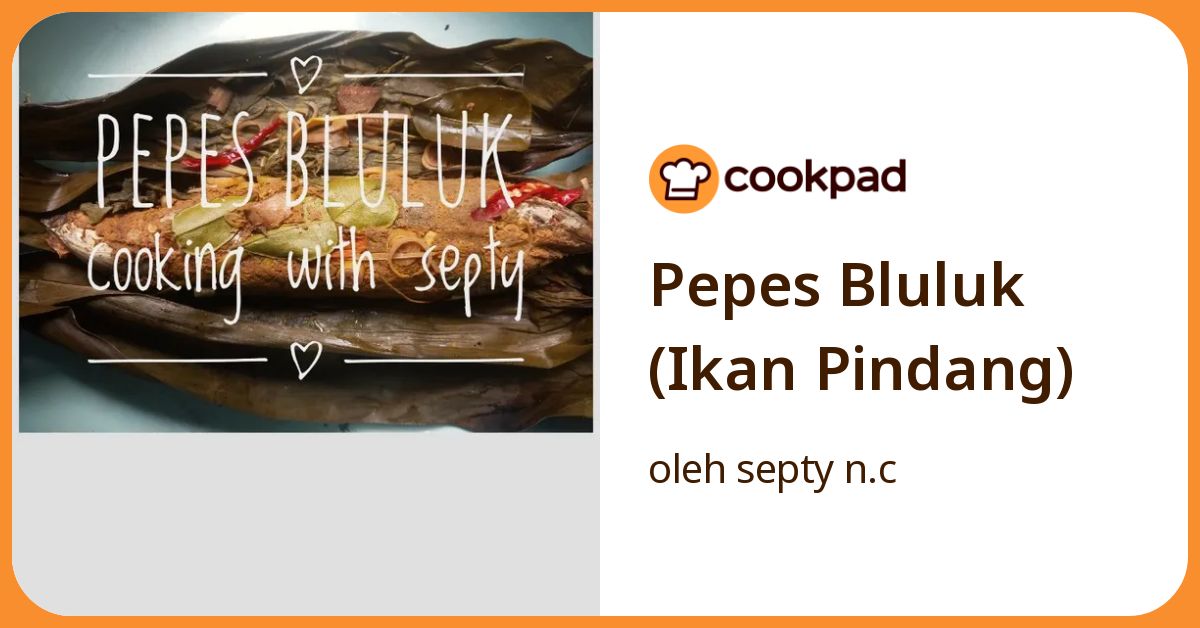 Pepes Bluluk (Ikan Pindang)