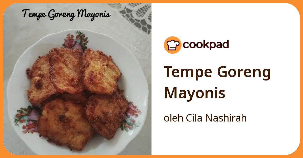 Tempe Goreng Mayonis