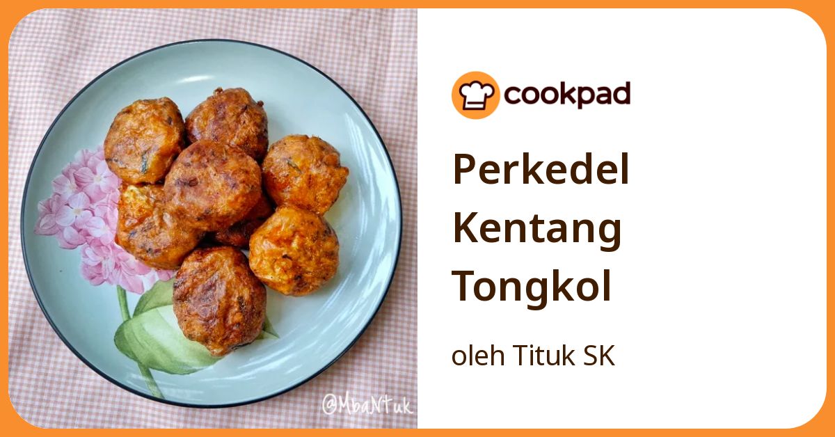 Perkedel Kentang Tongkol