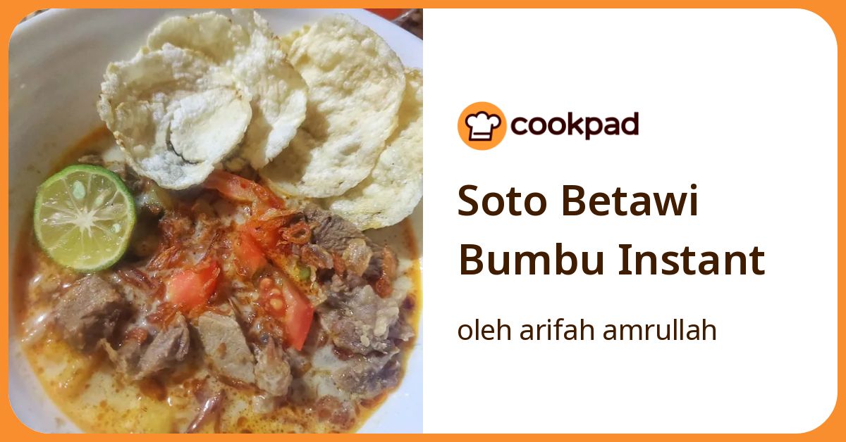 Soto Betawi Bumbu Instant