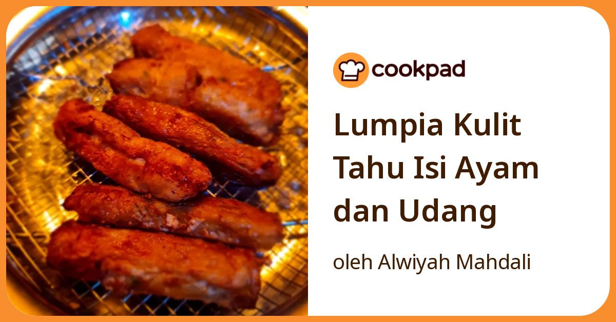 Lumpia Kulit Tahu Isi Ayam dan Udang