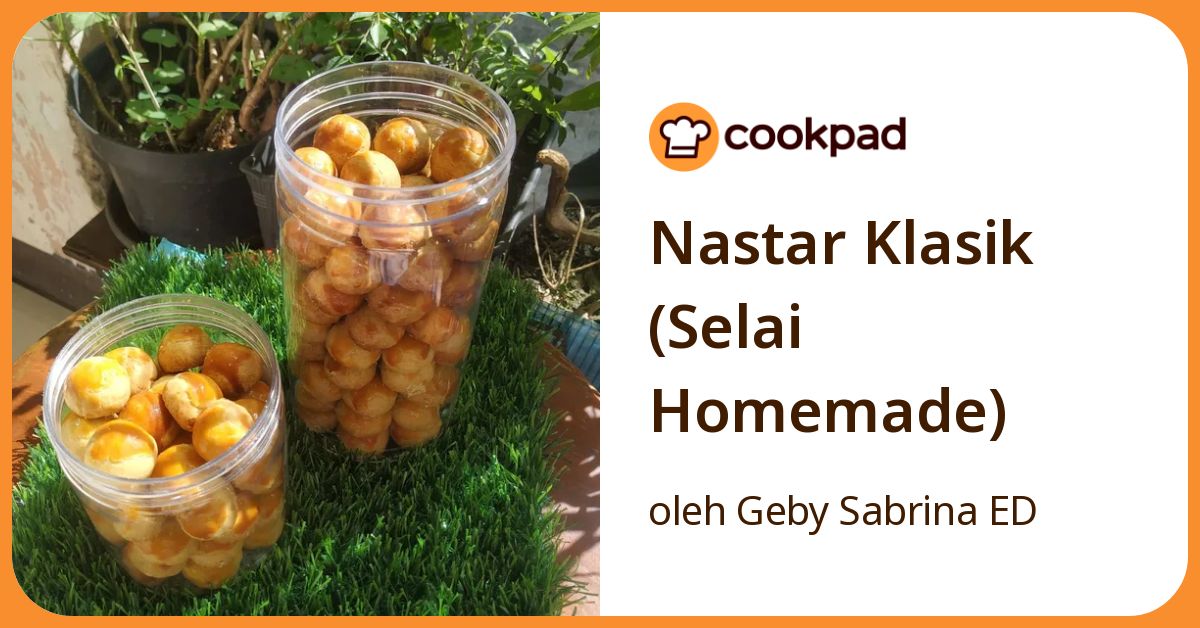 Nastar Klasik (Selai Homemade)