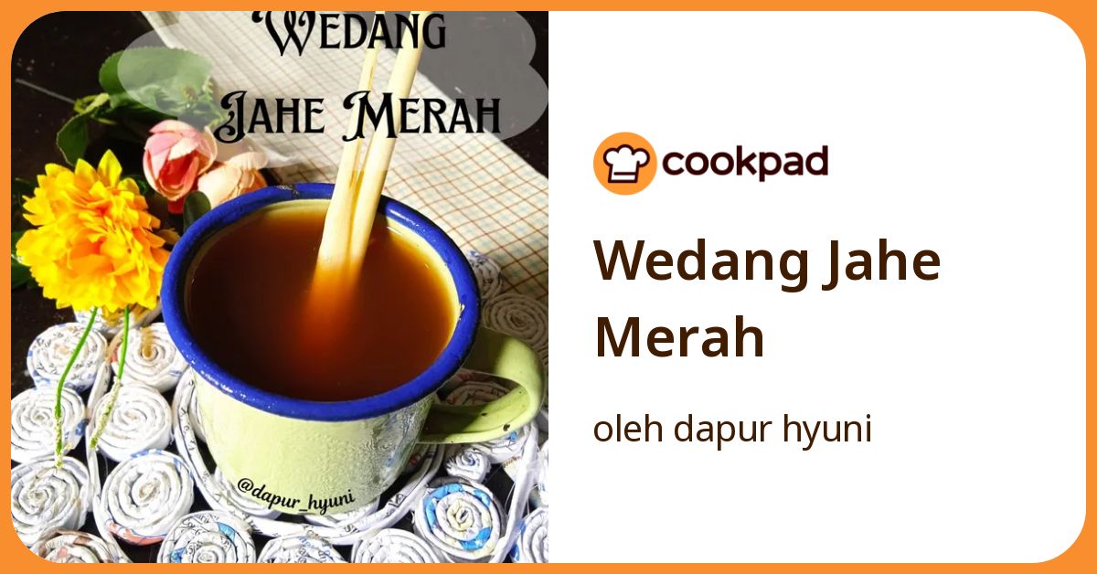 Wedang Jahe Merah