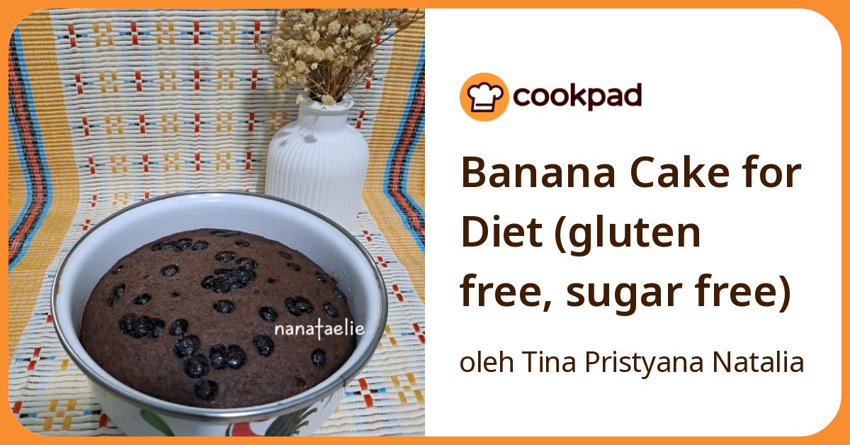Banana Cake for Diet (gluten free, sugar free)