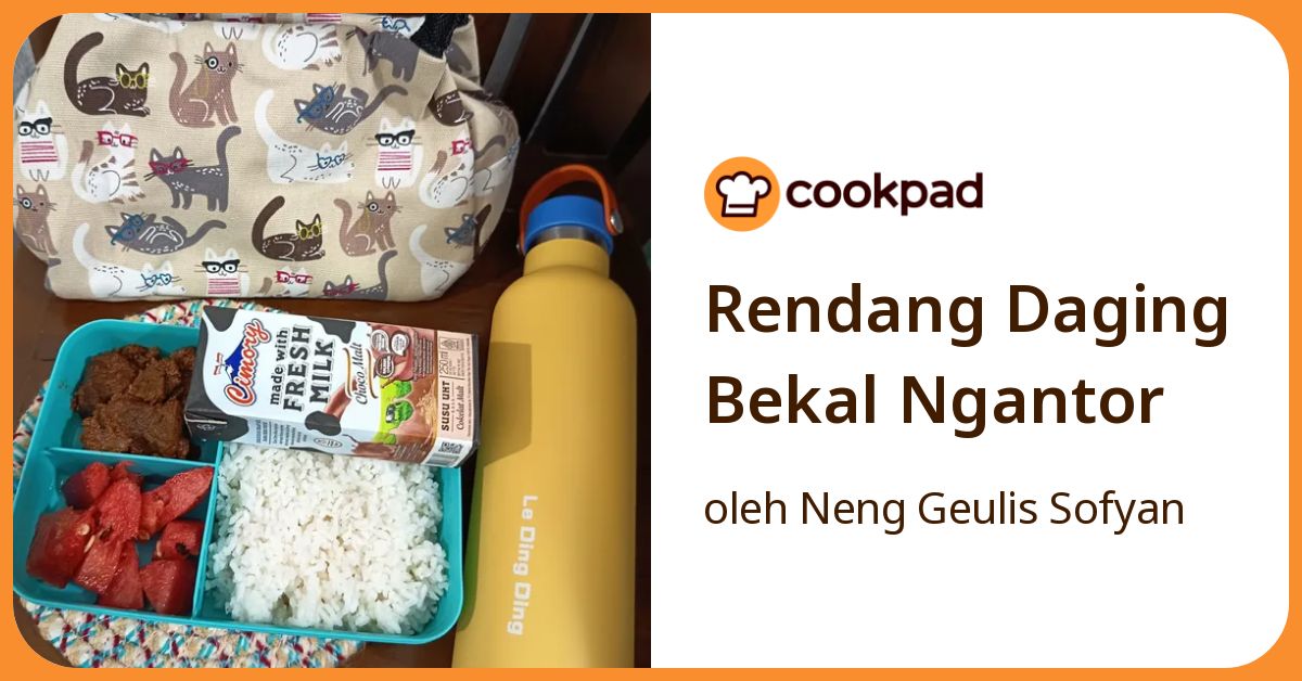 Rendang Daging Bekal Ngantor