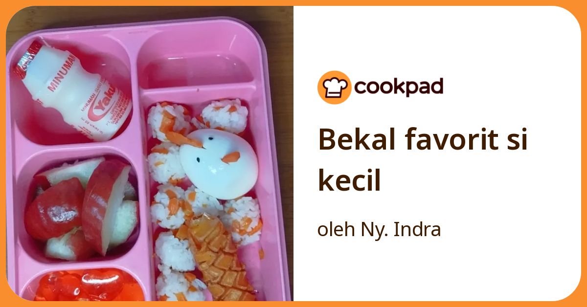 Bekal favorit si kecil