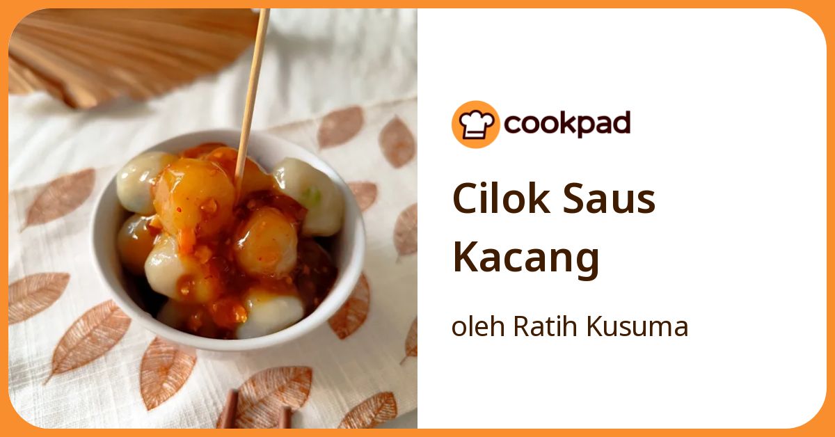 Cilok Saus Kacang