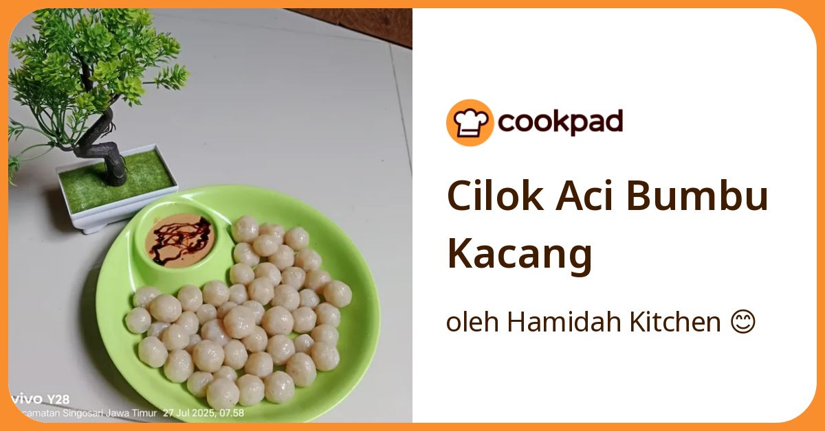 Cilok Aci Bumbu Kacang