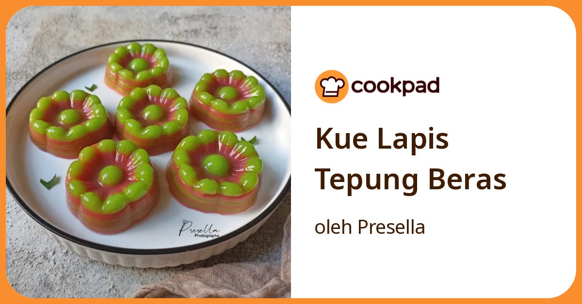 Kue Lapis Tepung Beras