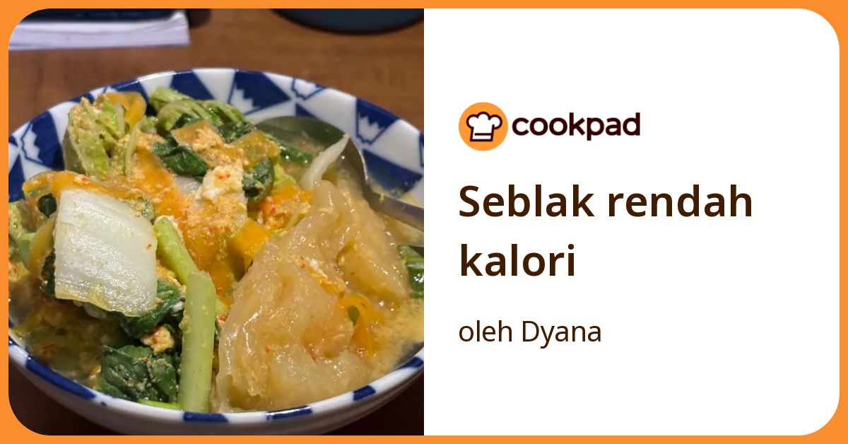 Seblak rendah kalori