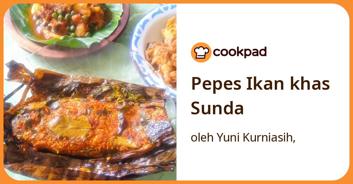 Pepes Ikan khas Sunda