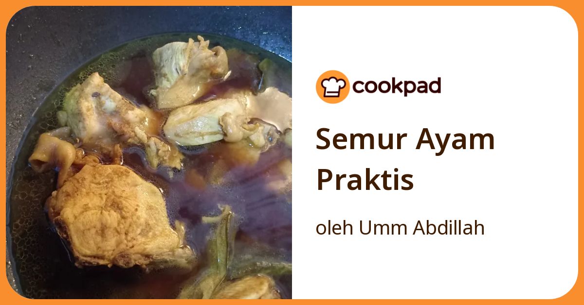 Semur Ayam Praktis