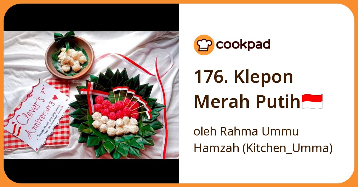 176. Klepon Merah Putih🇮🇩
