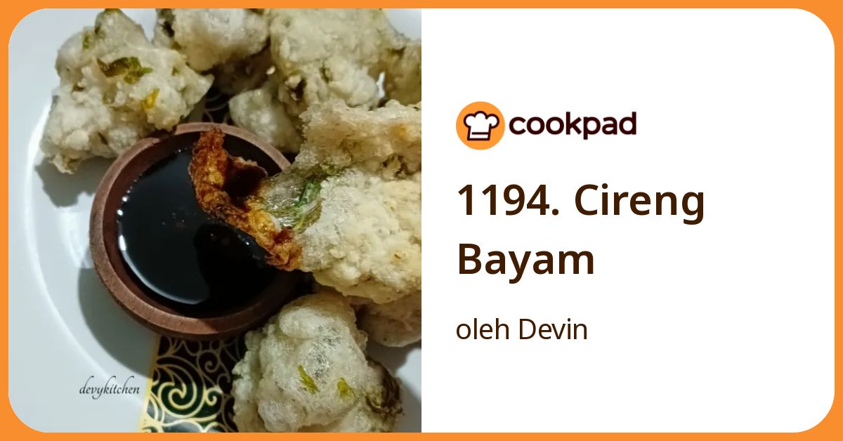 1194. Cireng Bayam