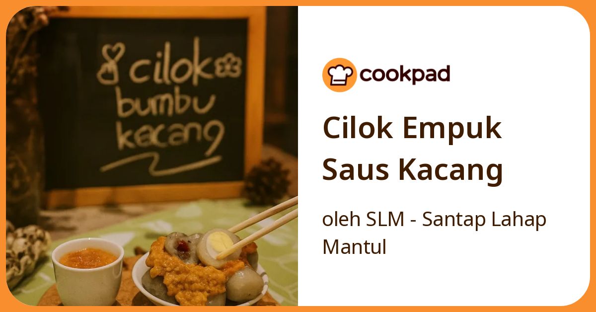 Cilok Empuk Saus Kacang