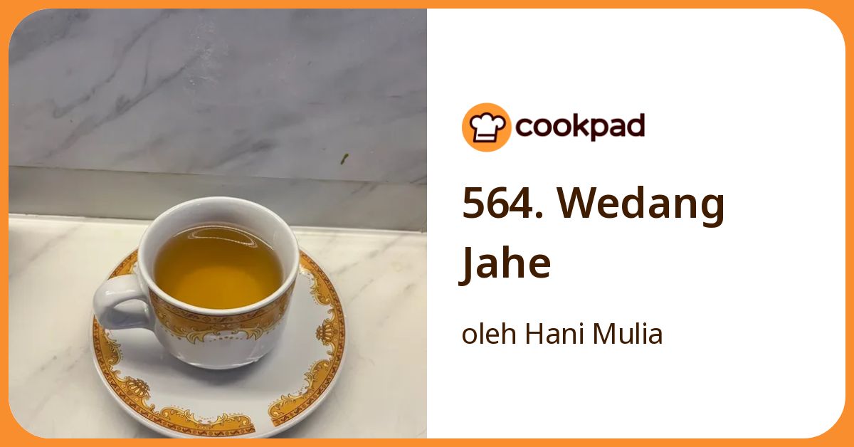 564. Wedang Jahe