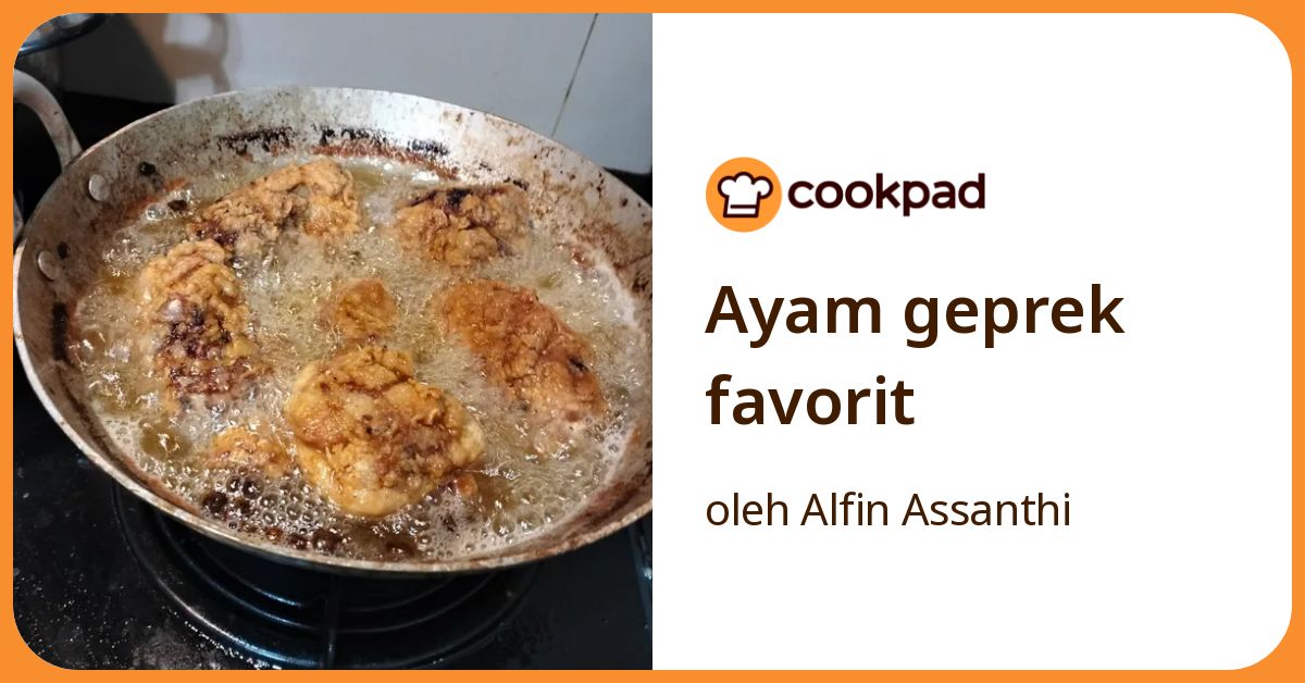 Ayam geprek favorit