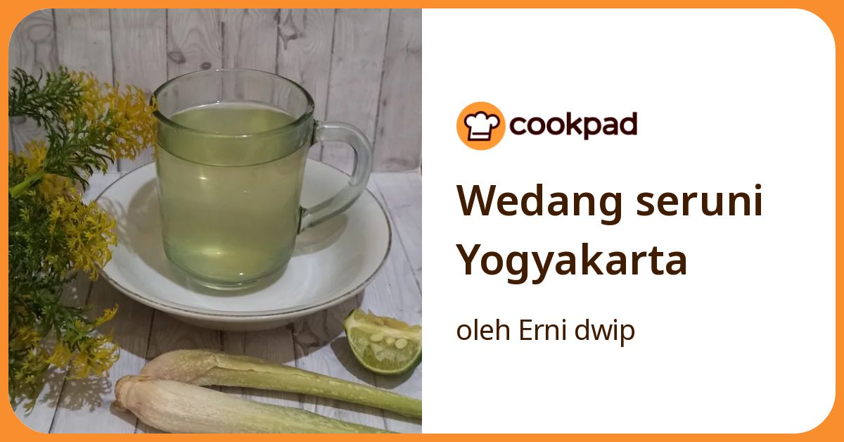 Wedang seruni Yogyakarta
