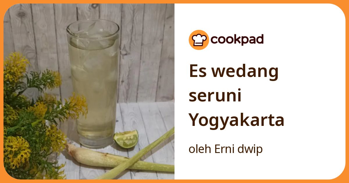 Es wedang seruni Yogyakarta