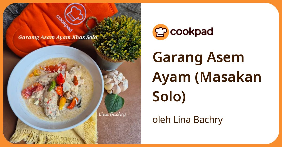 Garang Asem Ayam (Masakan Solo)