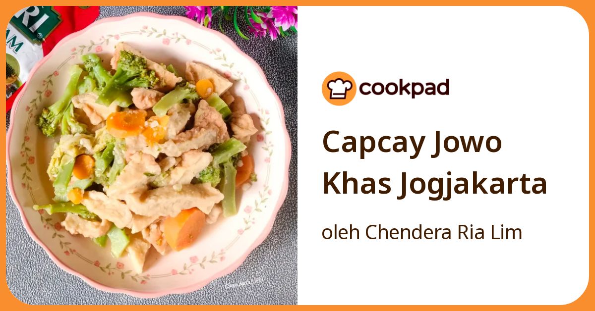 Capcay Jowo Khas Jogjakarta