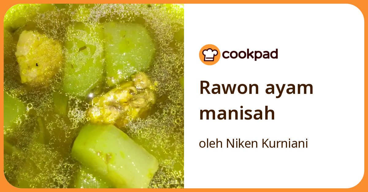 Rawon ayam manisah