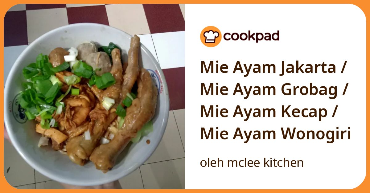 Mie Ayam Jakarta
