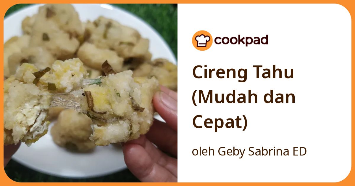 Cireng Tahu (Mudah dan Cepat)