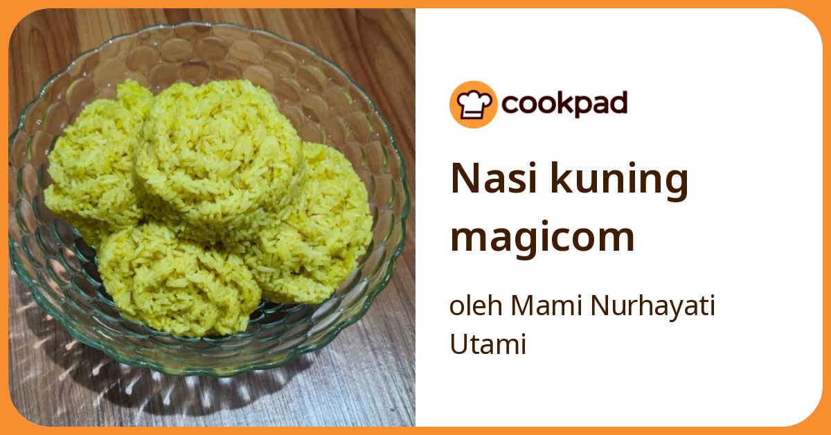 Nasi kuning magicom