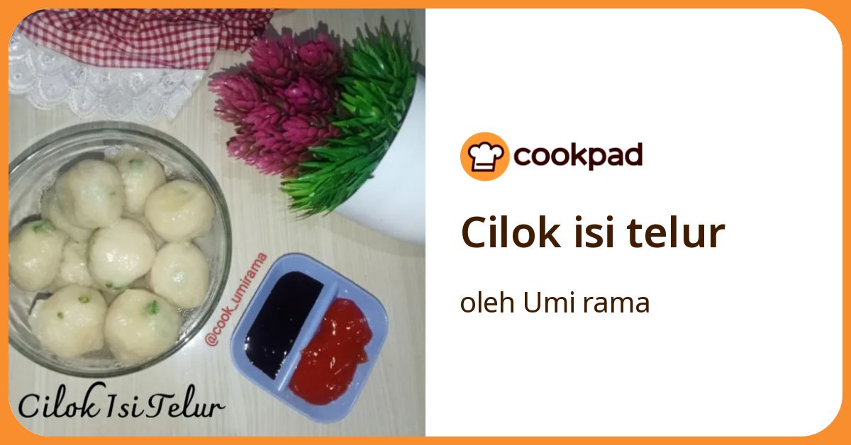 Cilok isi telur