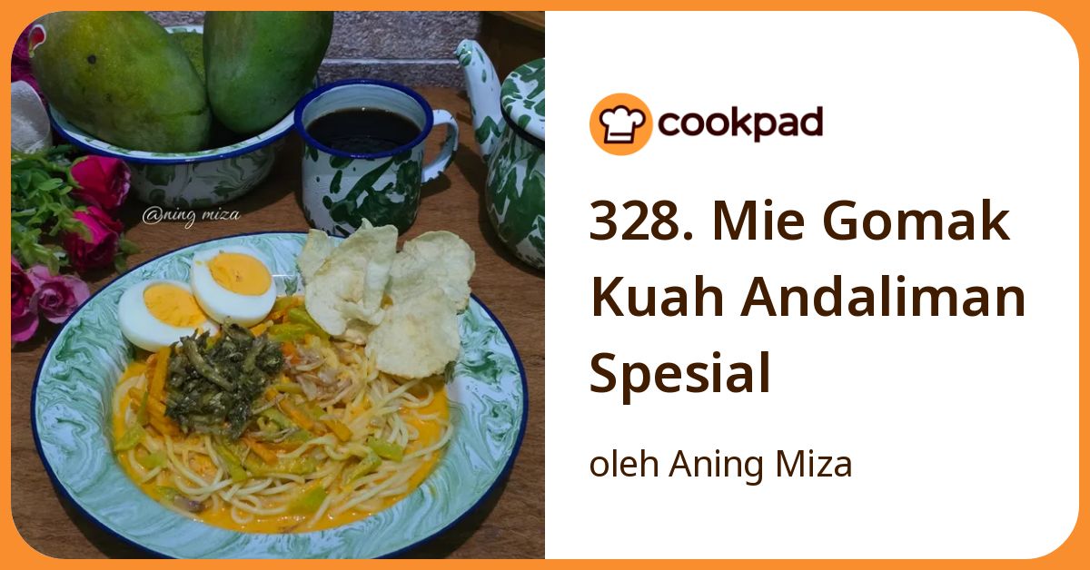 328. Mie Gomak Kuah Andaliman Spesial