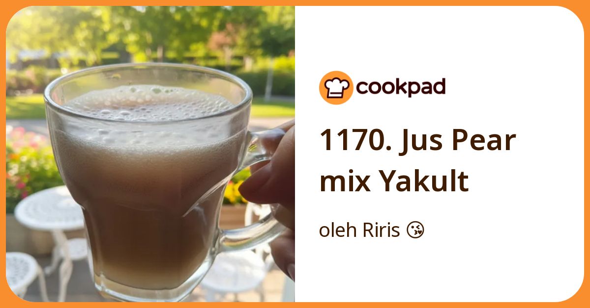 1170. Jus Pear mix Yakult