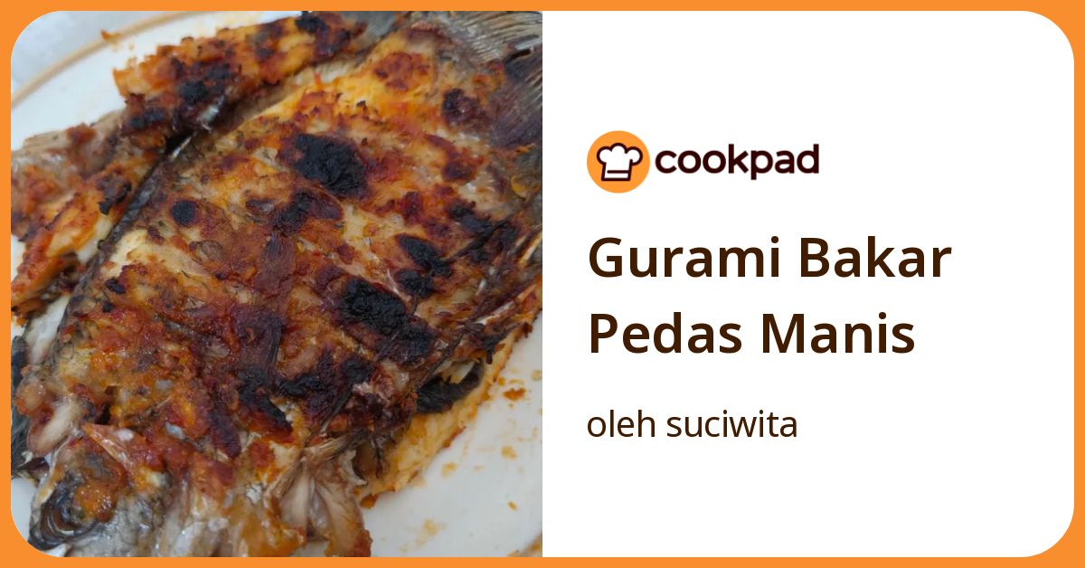 Gurami Bakar Pedas Manis
