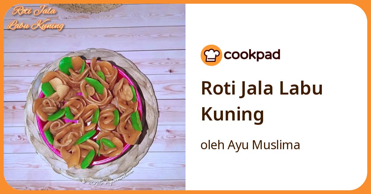 Roti Jala Labu Kuning