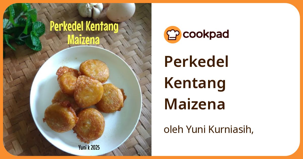 Perkedel Kentang Maizena