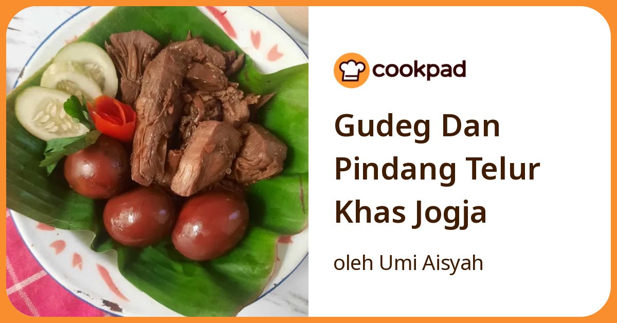 Gudeg Dan Pindang Telur Khas Jogja
