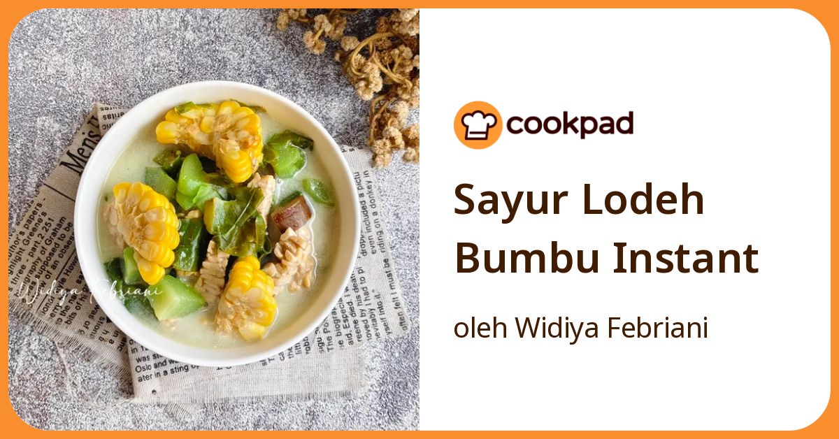 Sayur Lodeh Bumbu Instant