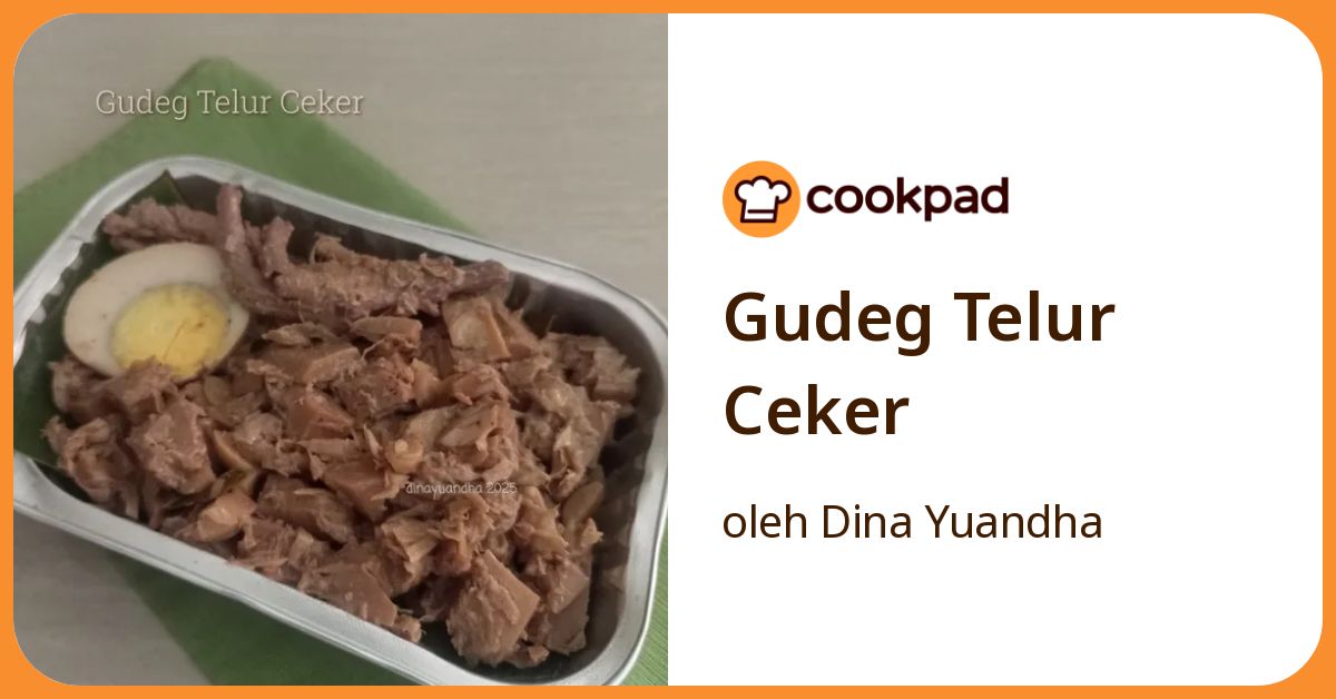 Gudeg Telur Ceker
