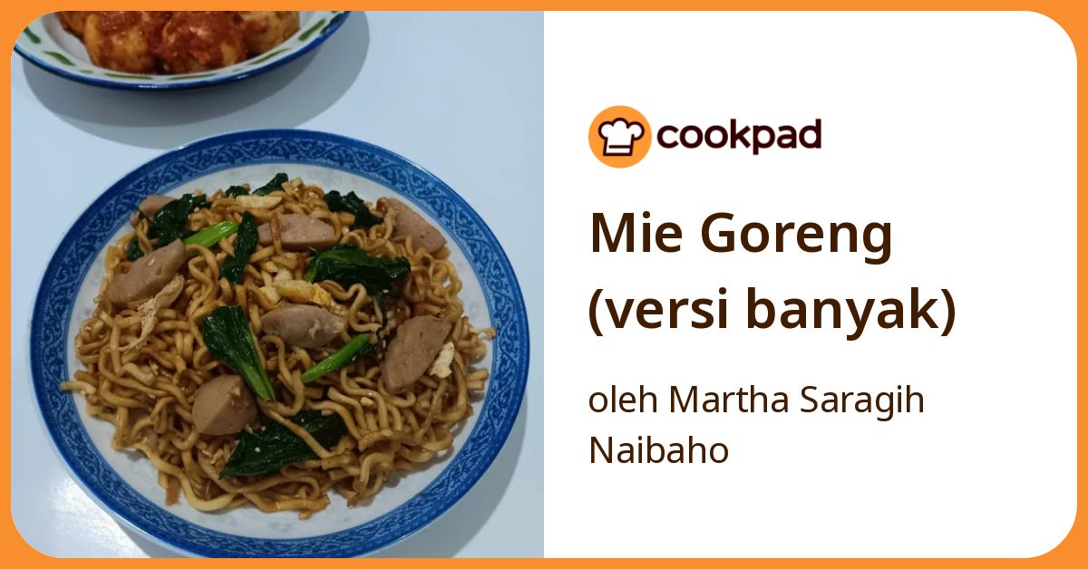 Mie Goreng (versi banyak)